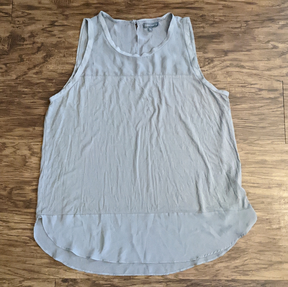 Vince Camuto Gray Sleeveless top